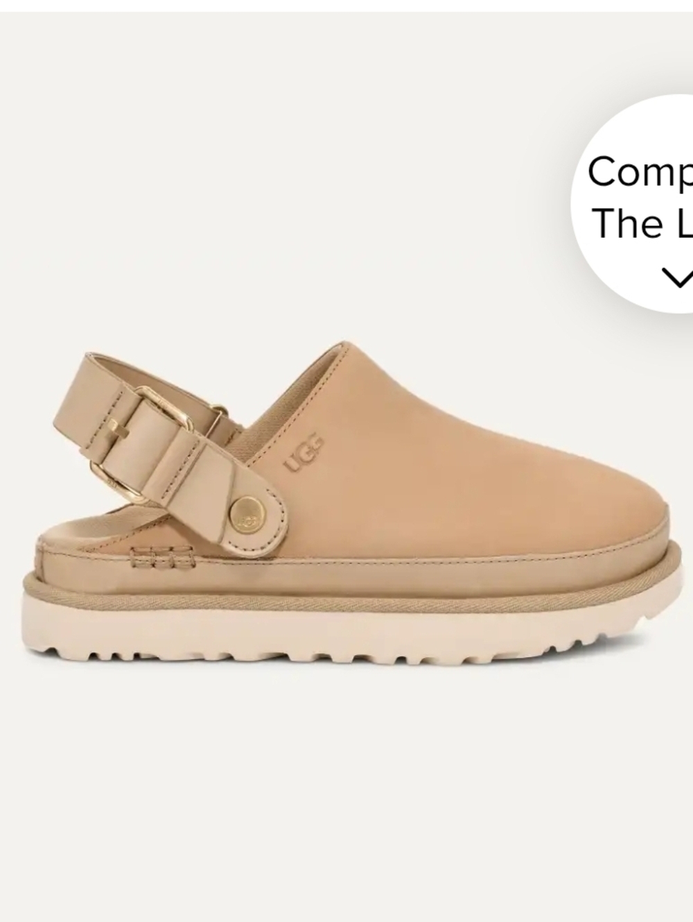 UGG Women's Goldenstar Villa Clog - Mustard Seed Color